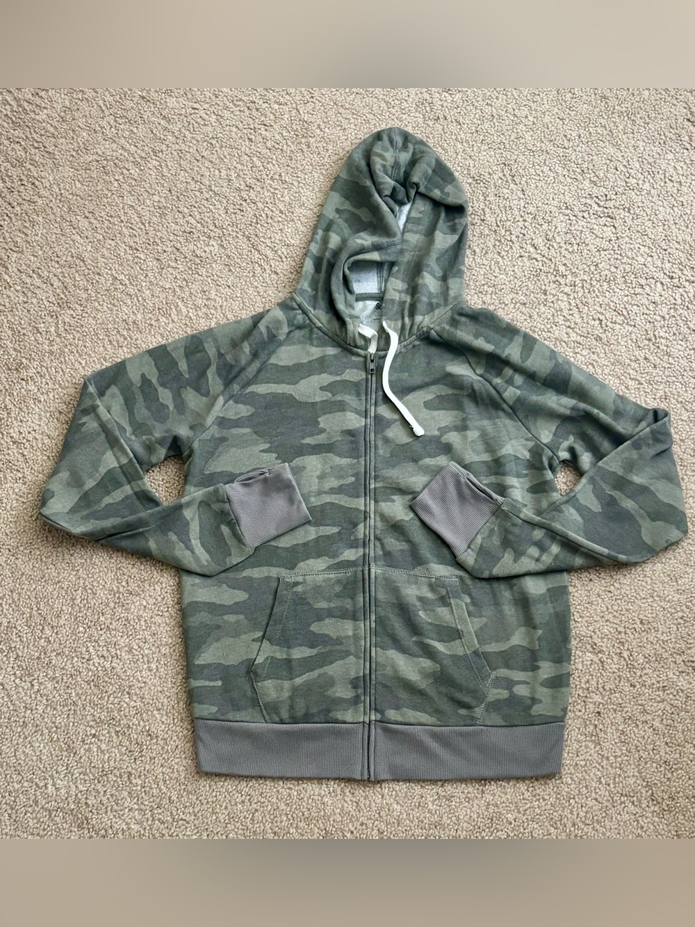 SO Full Zip Camo Sweatshirt Hoodie